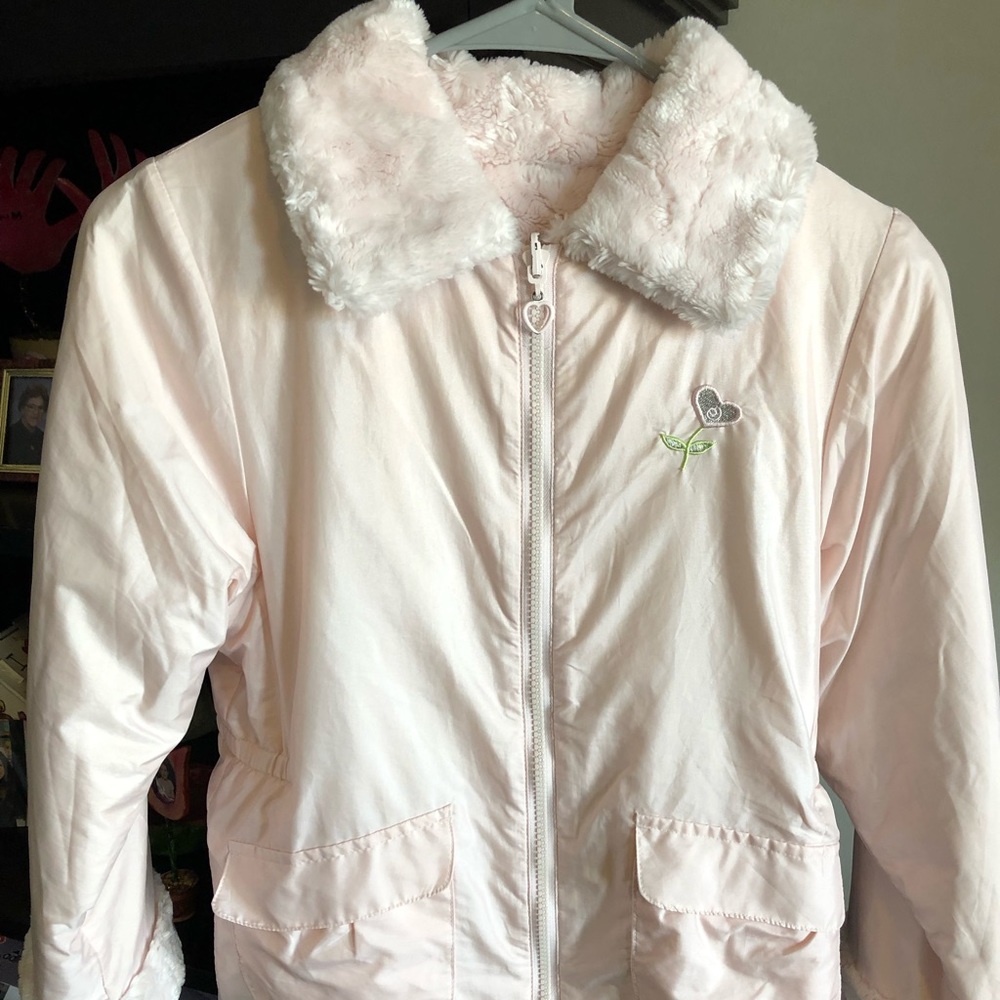 Big Girls London Fog Light Pink Winter Coat